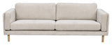 Braden, 3-pers. Sofa - beige/oak