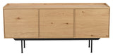 Brewerton Sideboard - Oak/Black