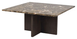 Brooksville Coffee Table 90x90 - Brown