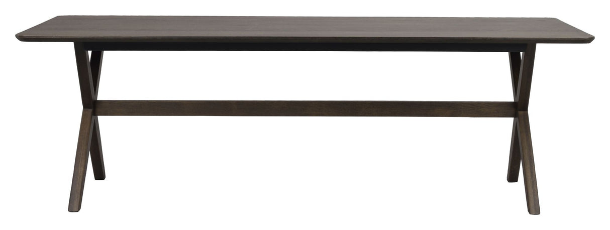 Calverton Dining Table, Brown Oak, 230x95