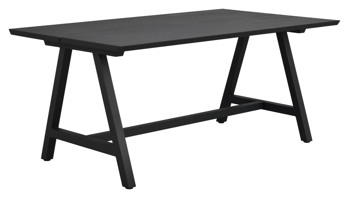 Carradale Dining Table, Black Oak, A-Legs, 170x100