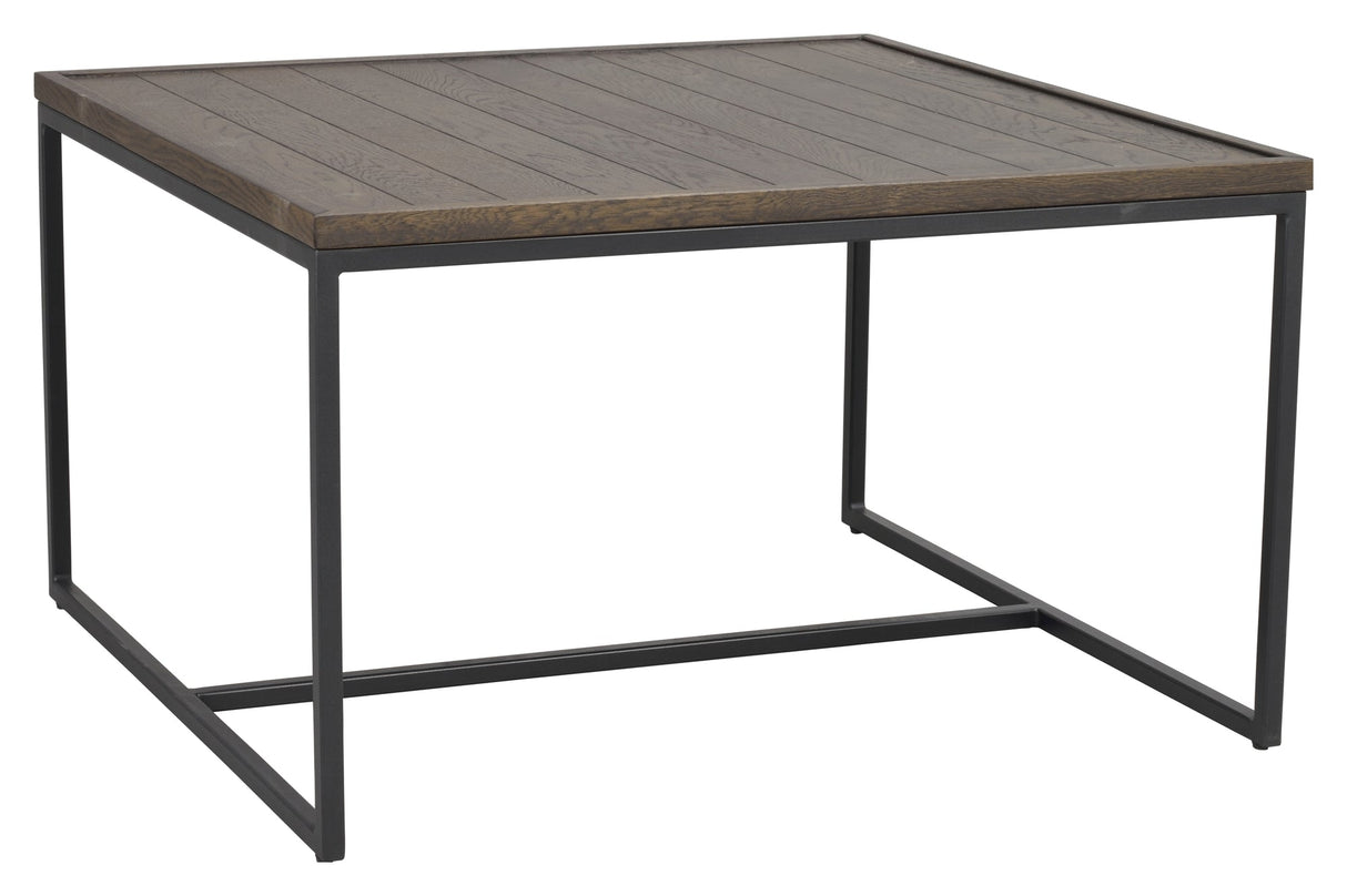 Deerfield, coffee table 80x80 - brown/oak