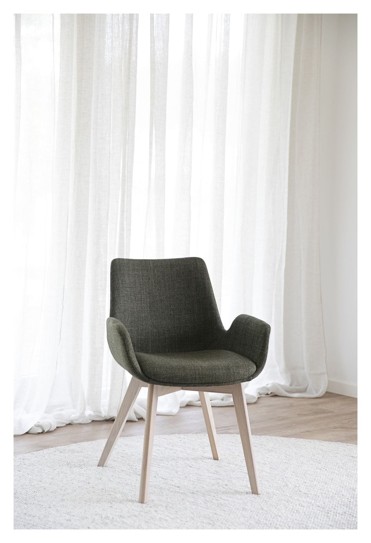 Drimsdale Dining Chair - Green/White Pigmented