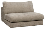 Duncan, 1.5-seater, mid - gray/beige