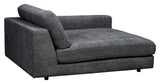 Duncan, 1.5-seater chaise longue, right - dark gray