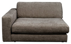 Duncan, 1.5-seater chaise longue, left - gray