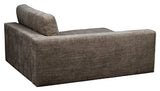 Duncan, 1.5-seater chaise longue, left - gray