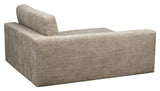 Duncan, 1.5-seater chaise longue, left - gray/beige