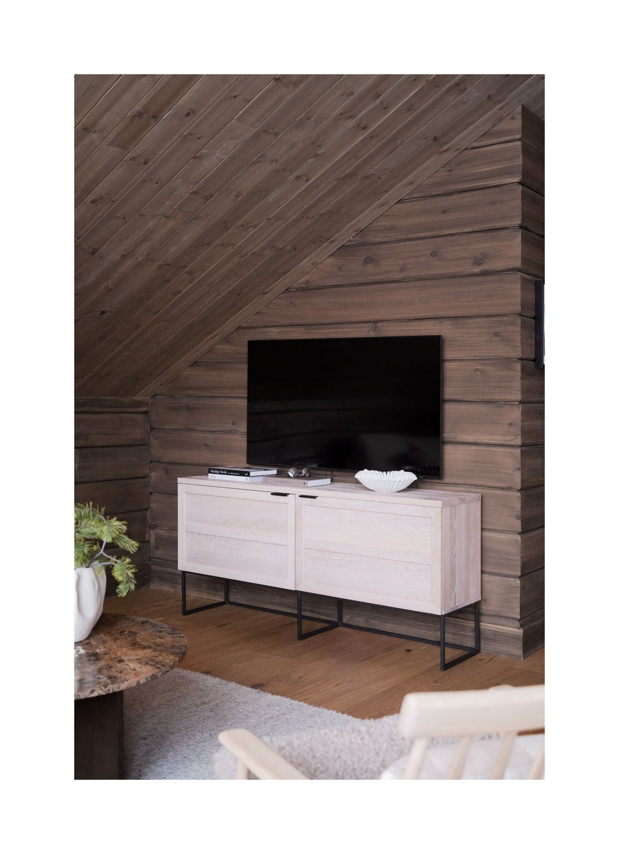 Everett Sideboard B160 cm - Oak/Black