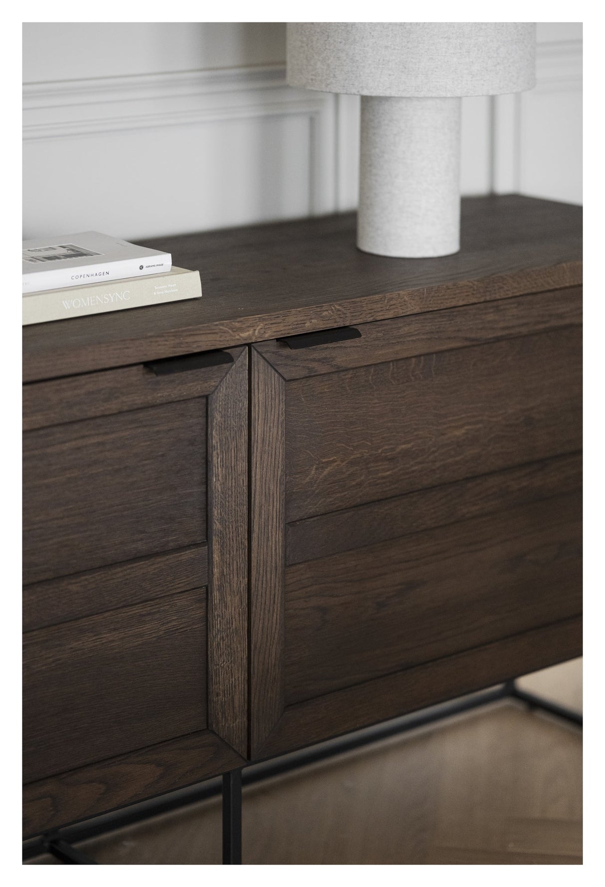 Everett, sideboards - oak/black