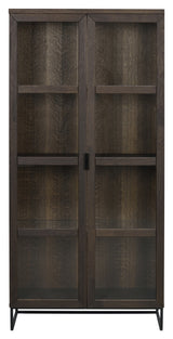 Everett, cabinet - oak/black