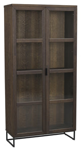 Everett, cabinet - oak/black