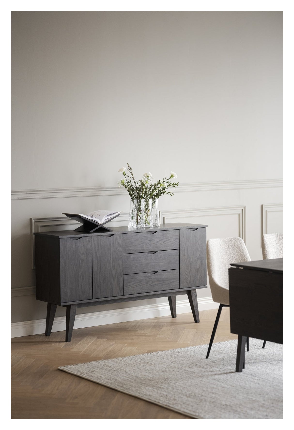 Filippa, sideboards 40x122 - brown/oak