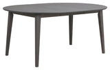 Filippa Dining table 120/165 cm - Dark brown oak