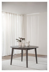 Filippa Dining table 120/165 cm - Dark brown oak