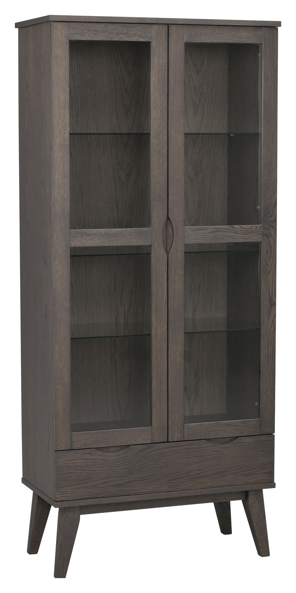 Filippa, wine cabinet - brown/oak