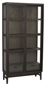 Hazelton, wine cabinet - brown/oak