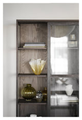 Hazelton, wine cabinet - brown/oak