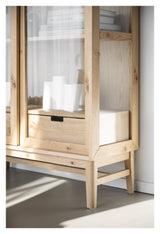 Hazelton, display cabinet - oak