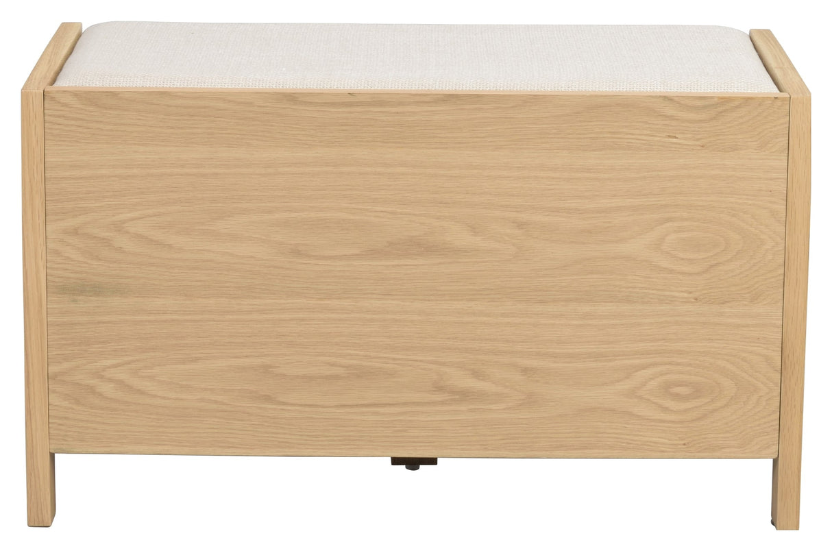 Hillmond, bench - oak/beige