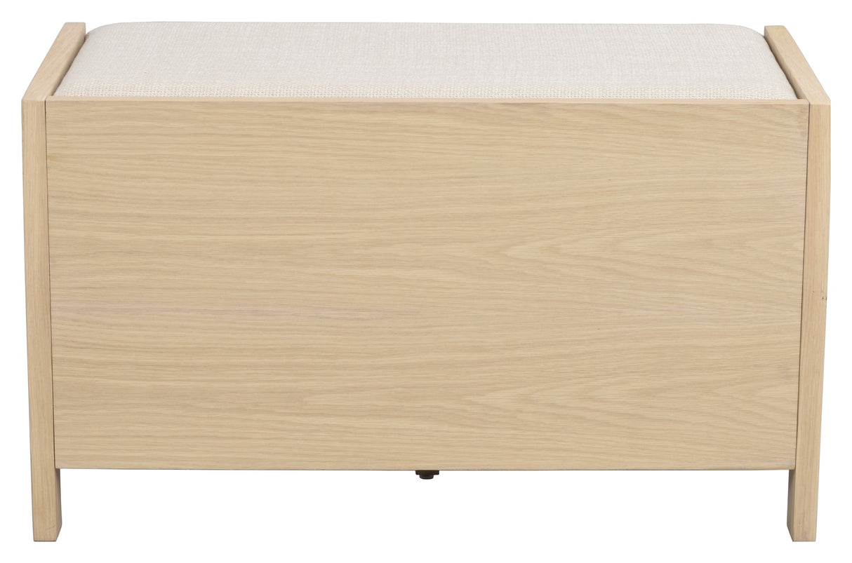 Hillmond, bench - light oak/beige