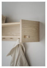 Hillmond, hat rack - light oak