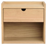 Hillmond, bedside table - oak