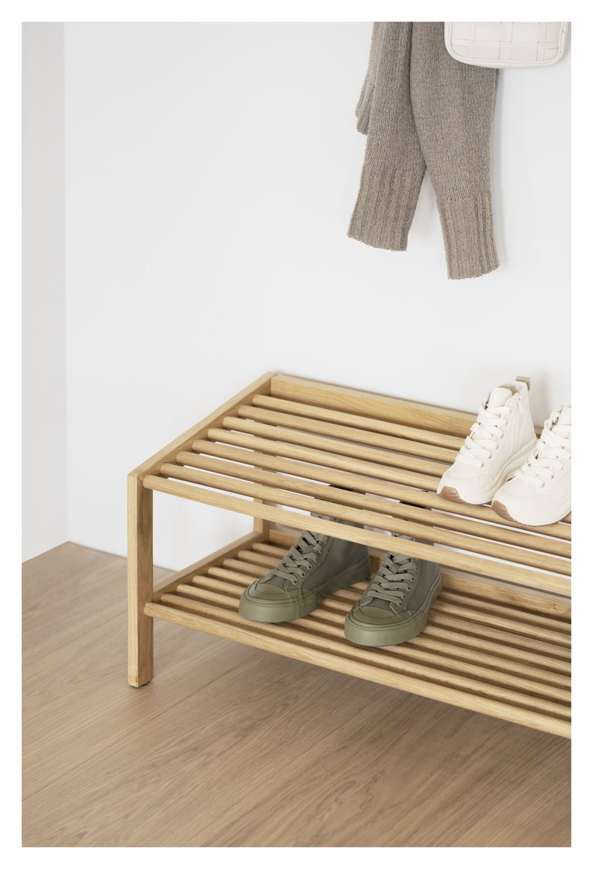 Hillmond, shoe rack - oak