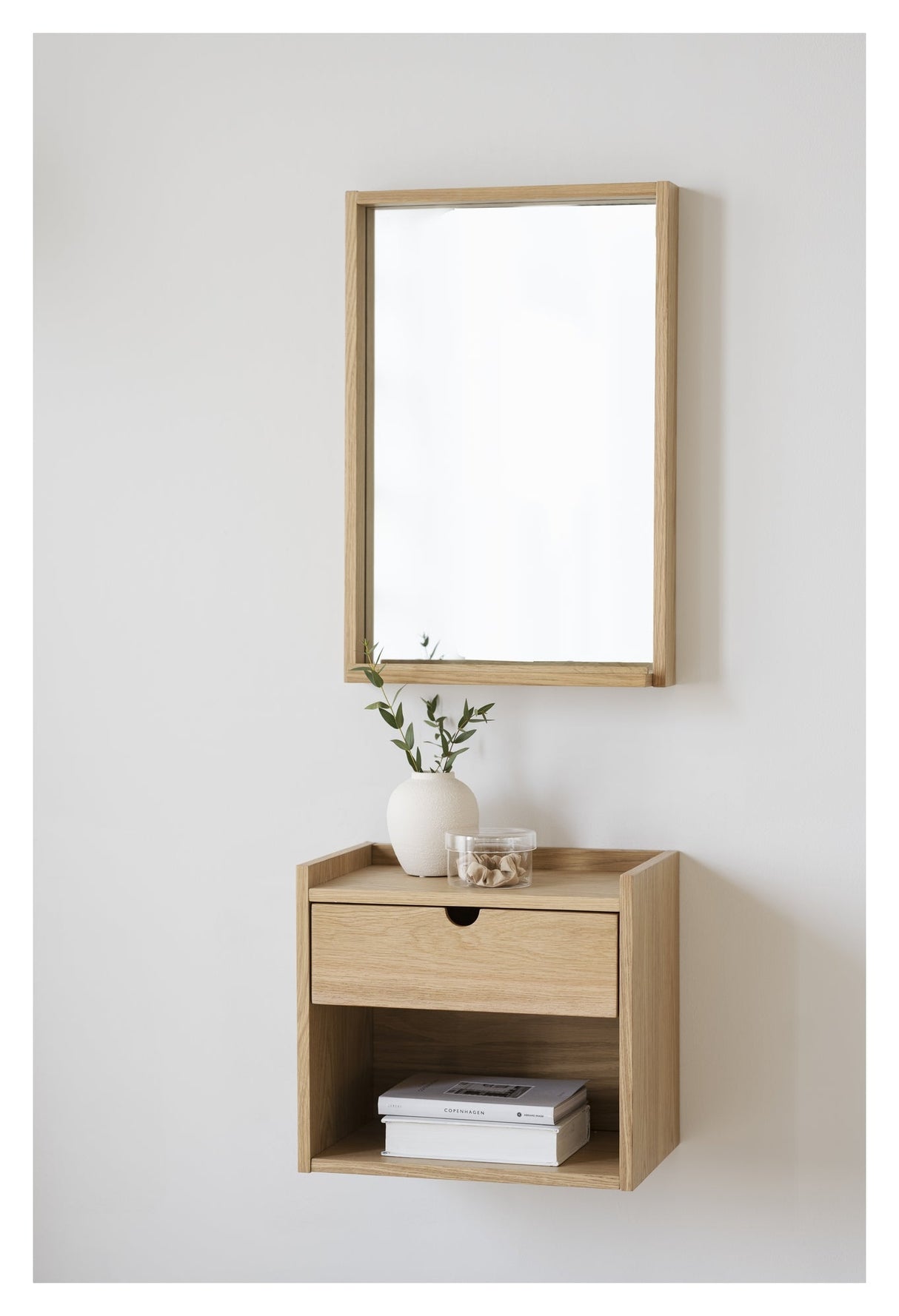 Hillmond, mirror 40x60 - oak