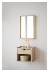 Hillmond, mirror 40x60 - light oak