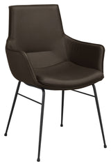 Lowell Armchair, Brown Leather