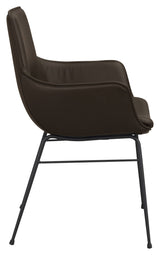 Lowell Armchair, Brown Leather