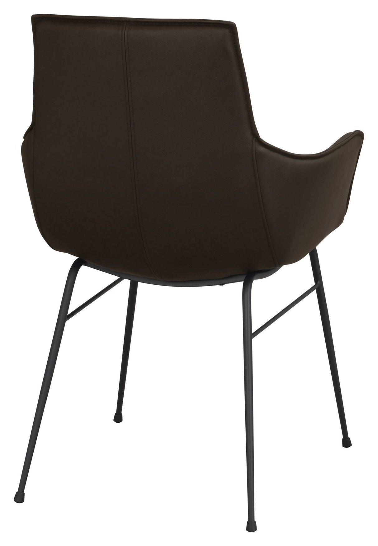 Lowell Armchair, Brown Leather