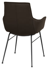 Lowell Armchair, Brown Leather