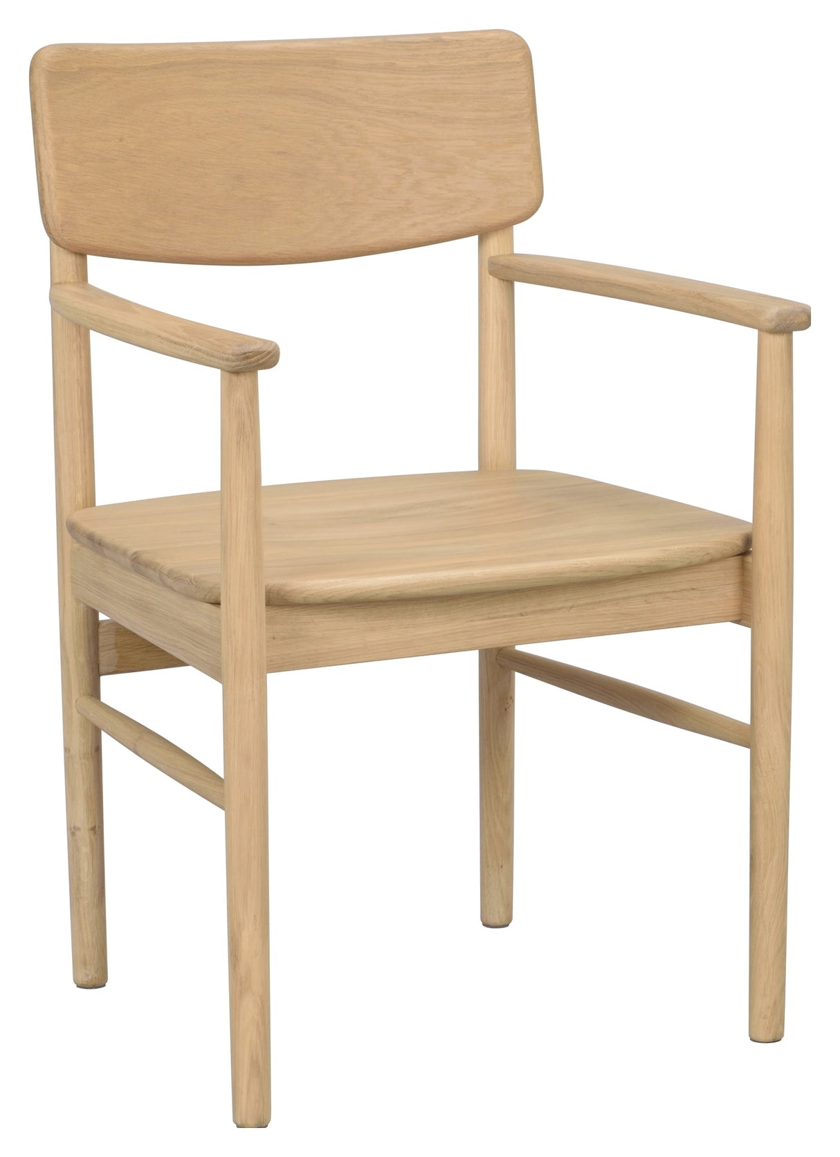 Maidstone, dining chair w/armrests - oak