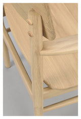 Maidstone, dining chair w/armrests - oak