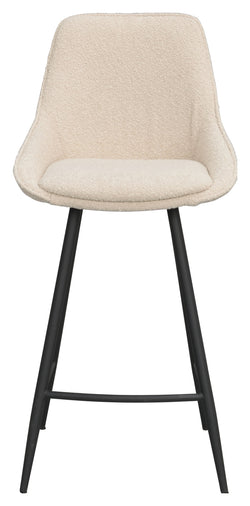 Sierra, bar stool - beige/bouclé