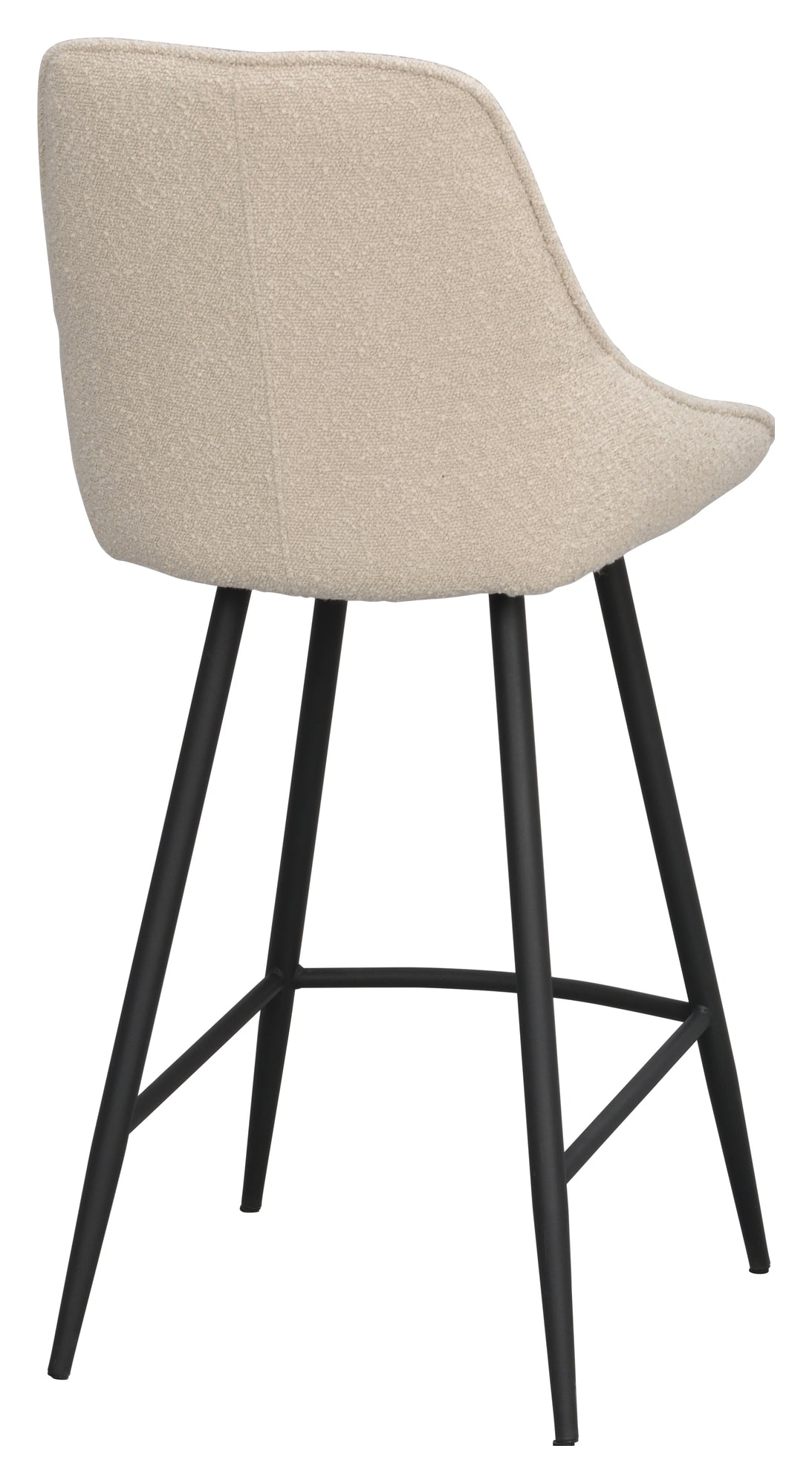 Sierra, bar stool - beige/bouclé