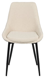 Sierra, dining chair - beige/bouclé