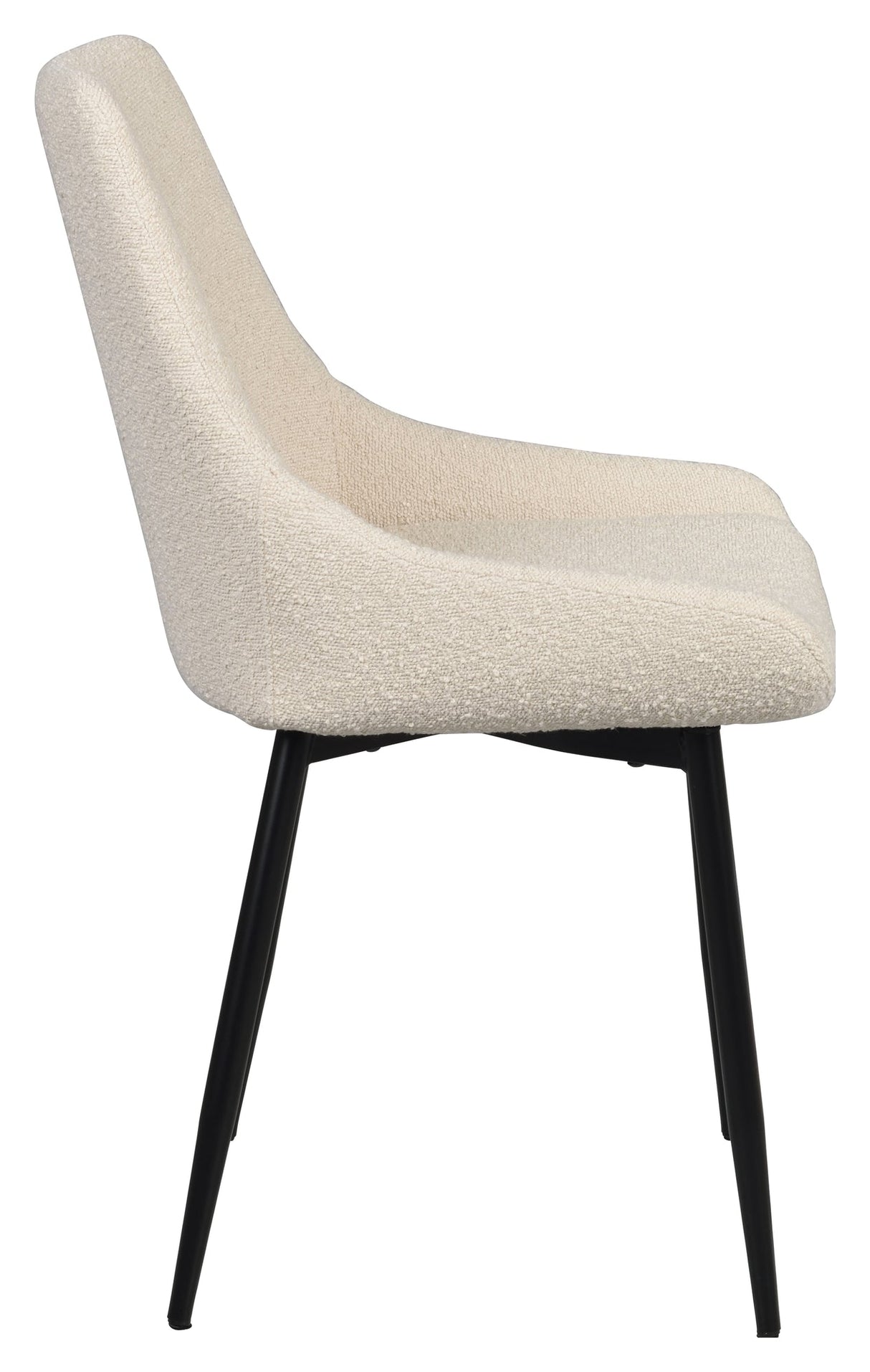 Sierra, dining chair - beige/bouclé