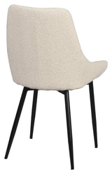 Sierra, dining chair - beige/bouclé