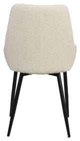 Sierra, dining chair - beige/bouclé