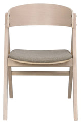 Waterton Armchair, White pigm., brown fabric