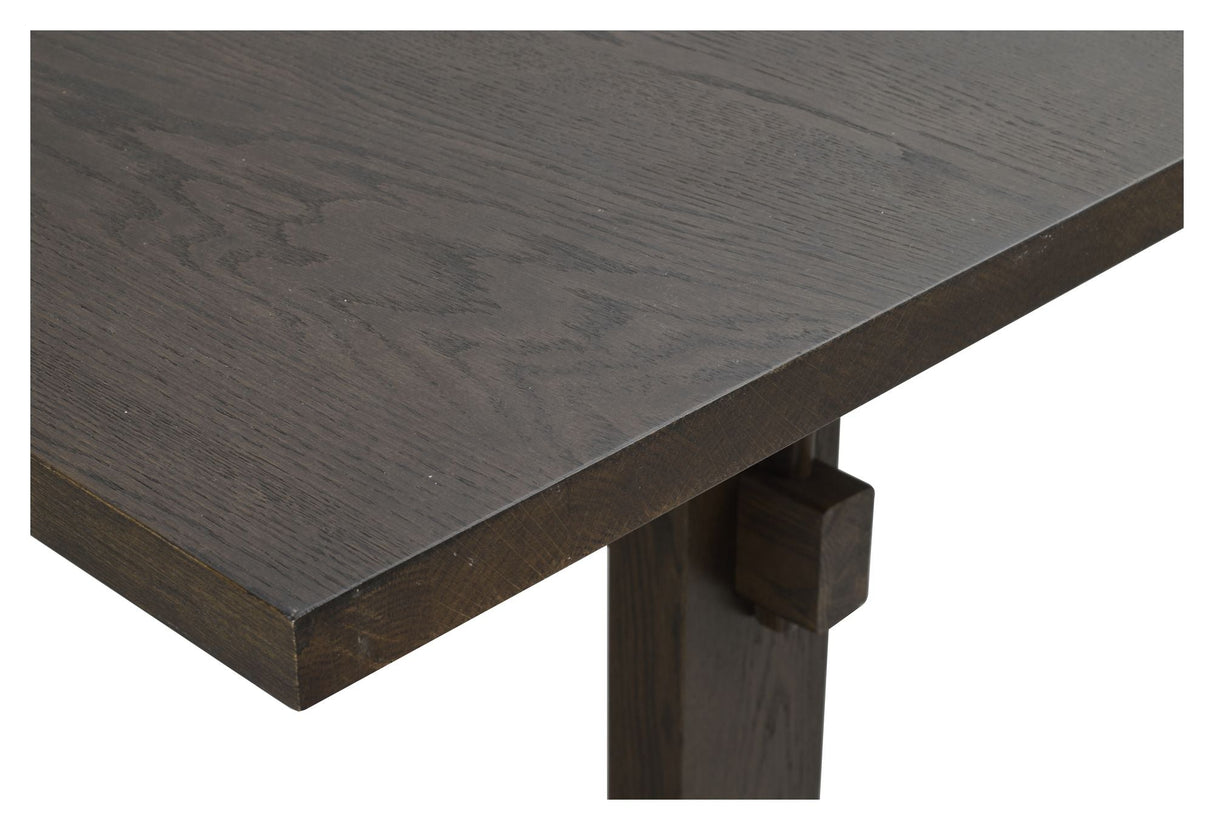 Westville Dining Table - Brown oak