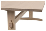 Westville Dining table, White pigmented oak veneer, 95x240