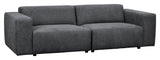 Willard, 3-pers. Sofa - dark gray