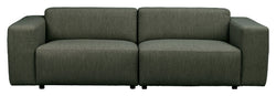 Willard, 3-pers. Sofa - dark green