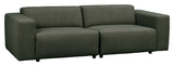 Willard, 3-pers. Sofa - dark green