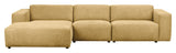 Willard, 4-seater chaise longue left - yellow