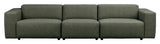 Willard, 4-pers. Sofa - dark green